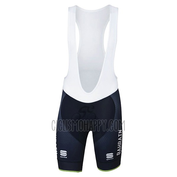 Bahrain Merida Cycling Jersey Bib Short 2017 Short Sleeve Orange